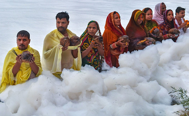 Pollution Control Committee Asked To Submit Report On Foaming Yamuna