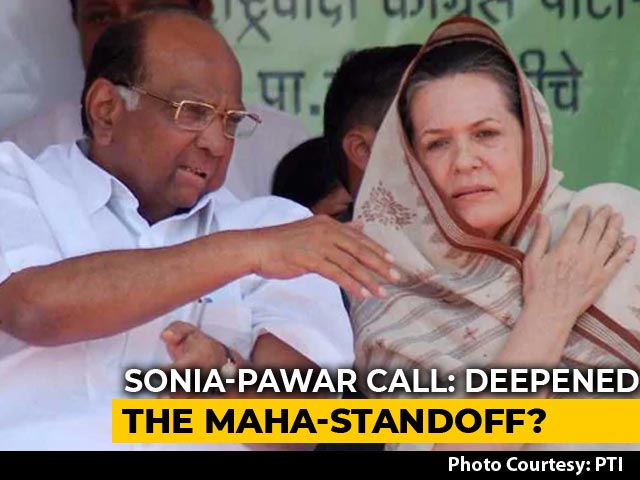 The Sharad Pawar-Sonia Gandhi Phone Call That Thwacked Shiv Sena's Plans