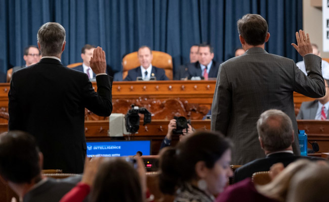 Republicans Fumble As New Details In Impeachment Hearings Corner Trump