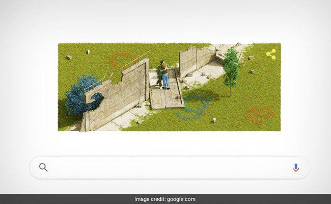 Google Doodle Celebrates Anniversary Of Fall Of Berlin Wall