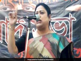 After Babul Supriyo, Union Minister Debasree Chaudhuri Faces "Go Back" In Cyclone-Hit Bengal After Babul Supriyo, Union Minister Debasree Chaudhuri Faces "Go Back" In Cyclone-Hit Bengal