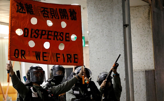 Protesters, Police Clash In Hong Kong Shopping Mall Ends In Bloodshed