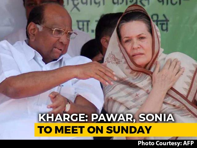 Sharad Pawar, Sonia Gandhi To Meet, Discuss Maharashtra On Sunday