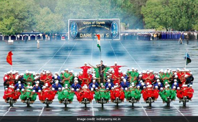 Army Soldier Attempts Record In Bike-Riding Manoeuvre In Madhya Pradesh