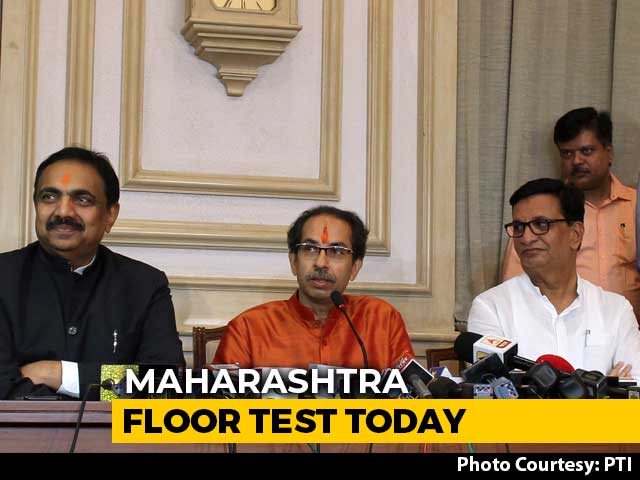 Uddhav Thackeray To Take Maharashtra Floor Test Today