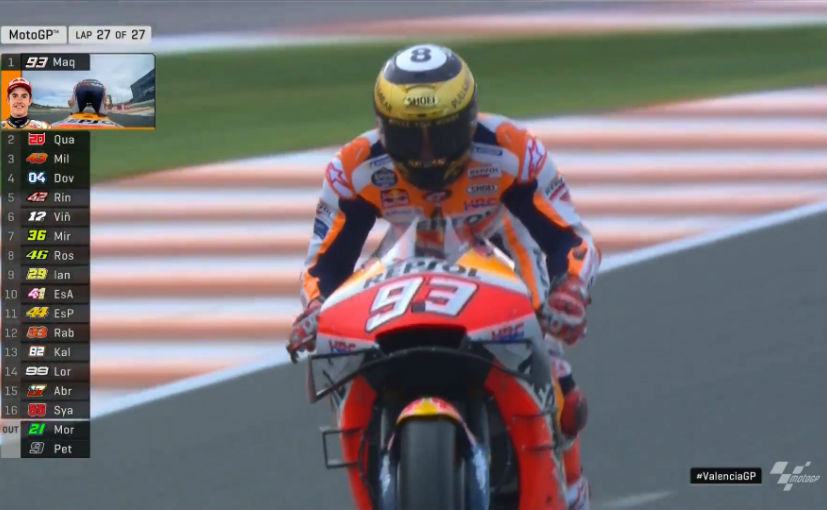 MotoGP: Marc Marquez Takes 12th Season Win In Valencia GP As Honda Bags Constructors' Title