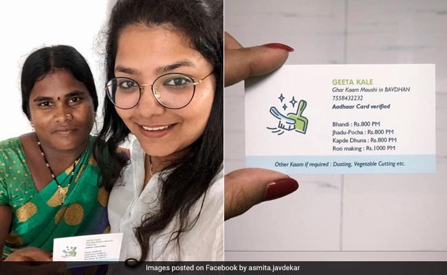 Pune Maid Flooded With Job Offers After Her Business Card Goes Viral