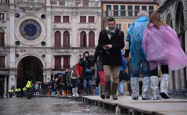 Devastated Venice Braced For Third Major Flood, Top Tourist Sites Suffer Damage