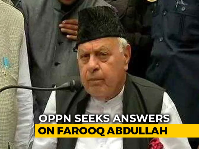 "Where's Farooq Abdullah?" United Opposition Sets Tone For Parliament Session