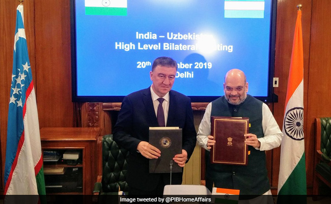 India-Uzbekistan Sign Pact On Counter-Terror Cooperation