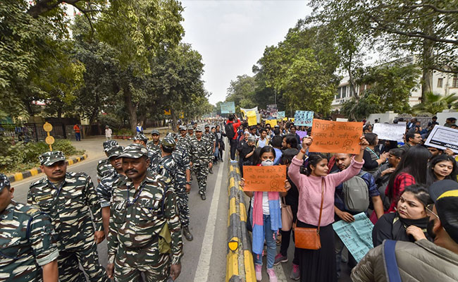 JNU Protest: Hundreds March In Delhi To "Make Education Affordable To All"