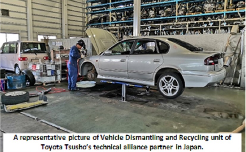 Maruti Suzuki And Toyota To Set Up Vehicle Dismantling And Recycling Unit