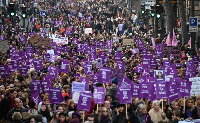 "Biggest March": Thousands Protest Gender Violence, Femicide In France
