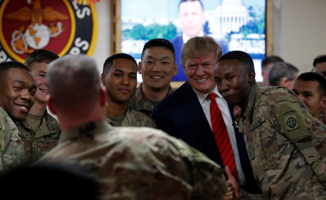 No Phones, Scripted Tweets: How Trump's Afghanistan Trip Was Kept Under Wraps