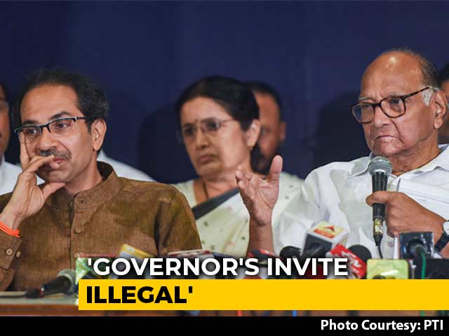 Shiv Sena, NCP, Congress Move Supreme Court After BJP's Maharashtra Coup