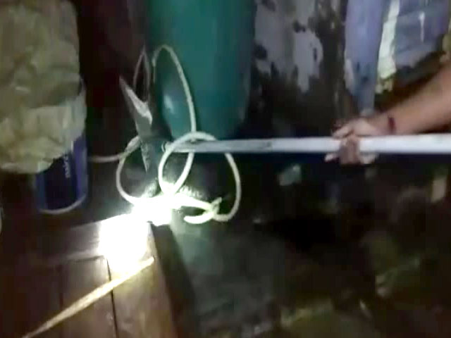 Watch: Gujarat Man Finds Crocodile In Bathroom