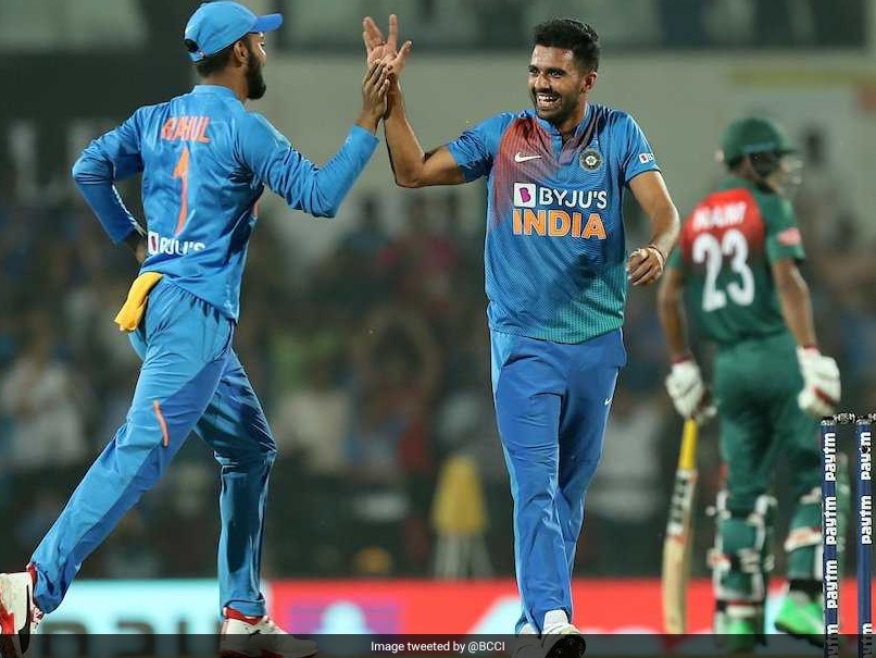 India vs Bangladesh: Sourav Ganguly, Sachin Tendulkar lauds record-breaking fast bowler Deepak Chahar India vs Bangladesh: Sourav Ganguly, Sachin Tendulkar lauds record-breaking fast bowler Deepak Chahar