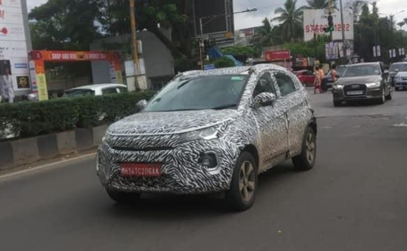 2020 Tata Nexon Facelift Spotted Testing In India