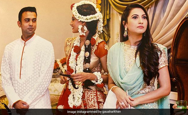 Gauahar Khan Shares Pics From Sister Nigaar's Wedding: 'If Looks Could Kill', We'd Be Dead By Now
