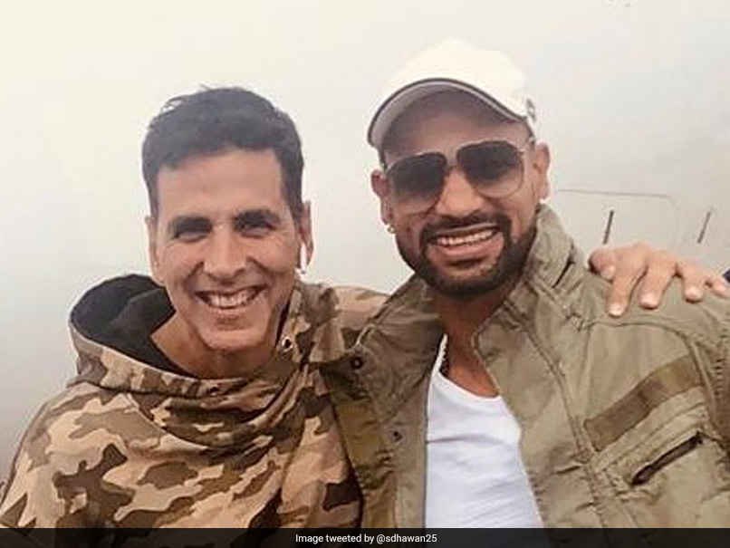 Bhuvneshwar Kumar Trolls Shikhar Dhawan For Mimicking Akshay Kumar