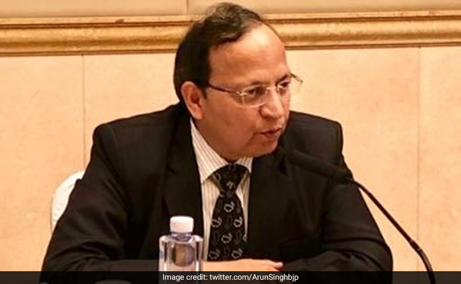 भाजपा को मां मानकर झारखंड में 'डबल इंजन' की सरकार बनवाएं : अरुण सिंह