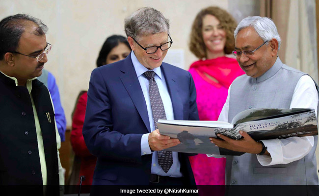 What Nitish Kumar Said That "Impressed" Bill Gates In Patna