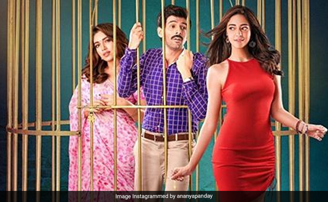 <i>Pati Patni Aur Woh</i> Trailer: 'Pati' Kartik Aaryan Hearts Both 'Patni' Bhumi Pednekar And 'Woh' Ananya Panday