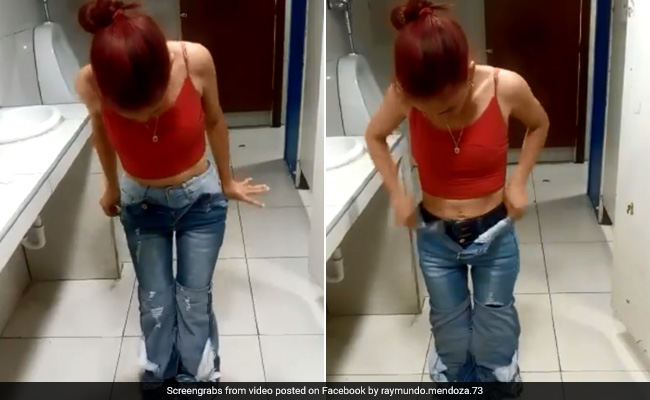 Shoplifter Caught Wearing 9 Pairs Of Jeans. Bizarre Video Is Viral