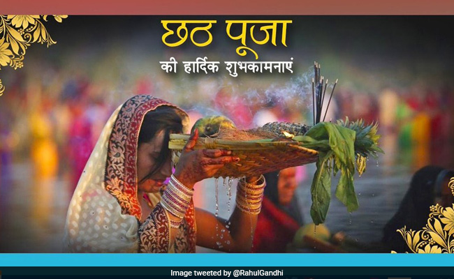 Happy Chhath Puja: President Ram Nath Kovind, Priyanka Gandhi ...