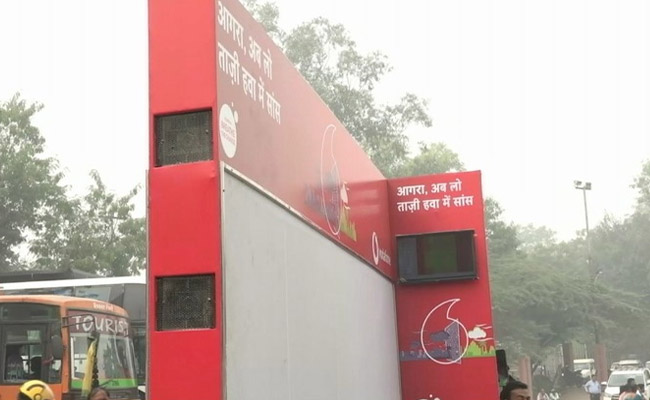 2 Air Purifiers Installed At Gates Of Taj Mahal As Pollution Levels Rise