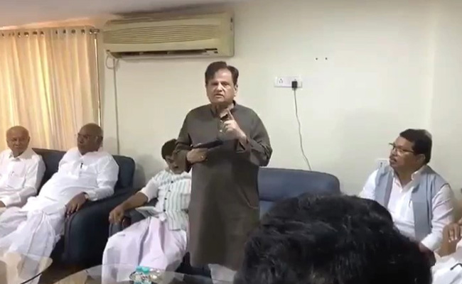 Ahmed Patel Tells Maharashtra Congress Of "Challenges" From PM, Amit Shah