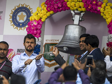 "Stood There, Looked Stupid": Magnus Carlsen Shares Experience Of Ringing Ceremonial Bell In Day-Night Test