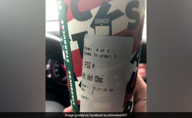 On Thanksgiving, US Cop Gets Starbucks Order With "Pig" Written On Cup