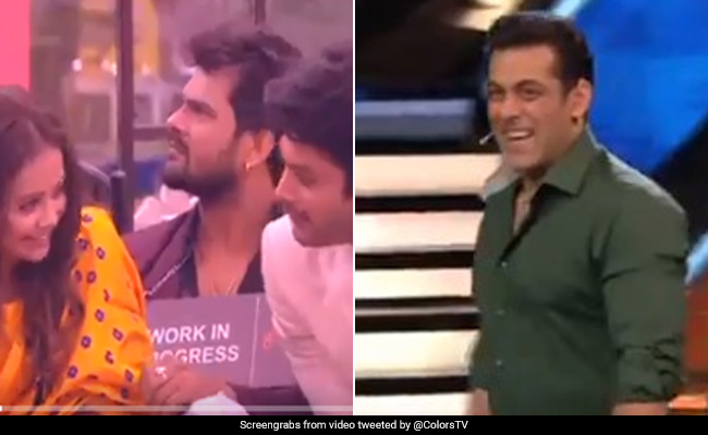सिद्धार्थ और देवोलीना Bigg Boss में एक दूसरे से कर रहे थे फ्लर्ट, तभी सलमान खान ने करा दिया यह काम- देखें Video