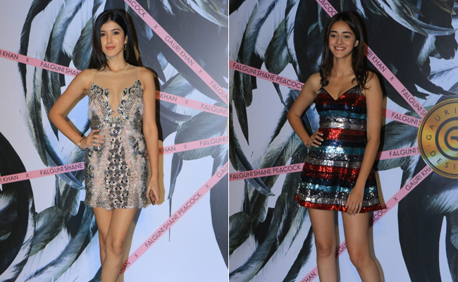 Ananya Panday And Shanaya Kapoor Up The Glam Quotient In Sequins