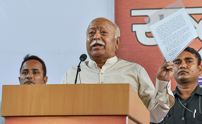 "Wanted The Dispute To End": RSS Chief Mohan Bhagwat On Ayodhya Verdict