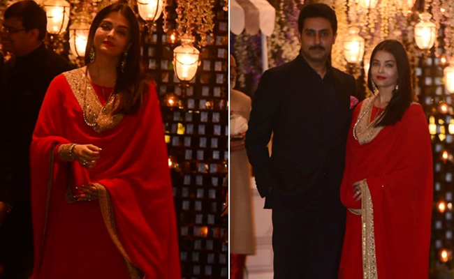Aishwarya Rai In Red And Gold Is A Wedding Season Dream