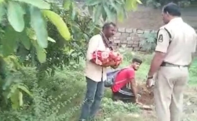 2 Arrested For Trying To Bury Baby Alive In Hyderabad