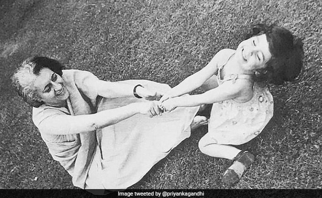 With Throwback Photo, Priyanka Gandhi Vadra's Tribute To "Bravest Woman"