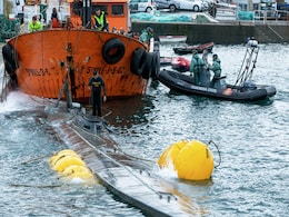 Submarine Carrying Cocaine Worth $110 Million Seized Off Spain's Coast Submarine Carrying Cocaine Worth $110 Million Seized Off Spain's Coast