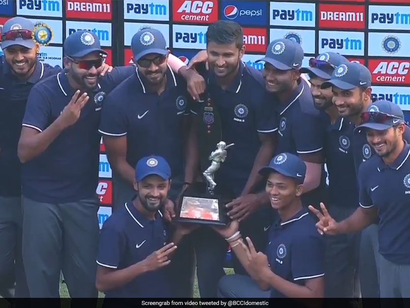 Kedar Jadhav, Shahbaz Nadeem Star As India B Beat India C To Win Deodhar Trophy