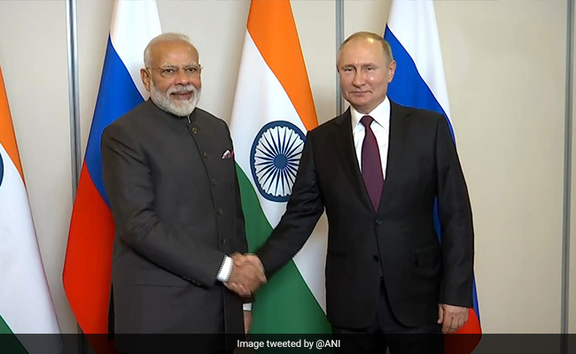 PM Modi Meets Vladimir Putin, Gets Invitation For Victory Day Celebrations