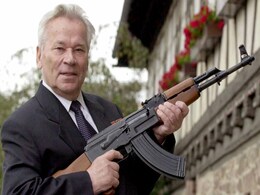 Russia Marks Kalashnikov's 100th Birthday With Exhibit And Selfies Russia Marks Kalashnikov's 100th Birthday With Exhibit And Selfies