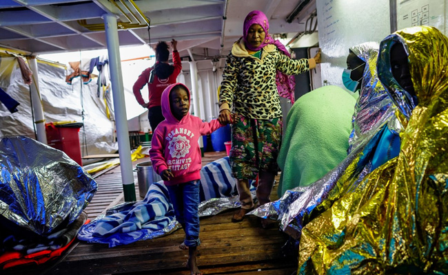 Spanish Ship Stranded With 73 African Migrants After Italy Refuses Access