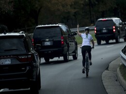 Cyclist Who Flipped Off Trump Wins US Local Election, Tweets Viral Photo Cyclist Who Flipped Off Trump Wins US Local Election, Tweets Viral Photo