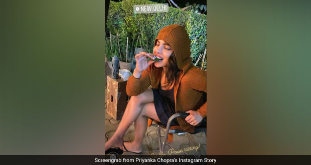 Priyanka Chopra Jonas Drooling Over Paan In Delhi Is All Of Us Post Dinner (See Pic Inside)