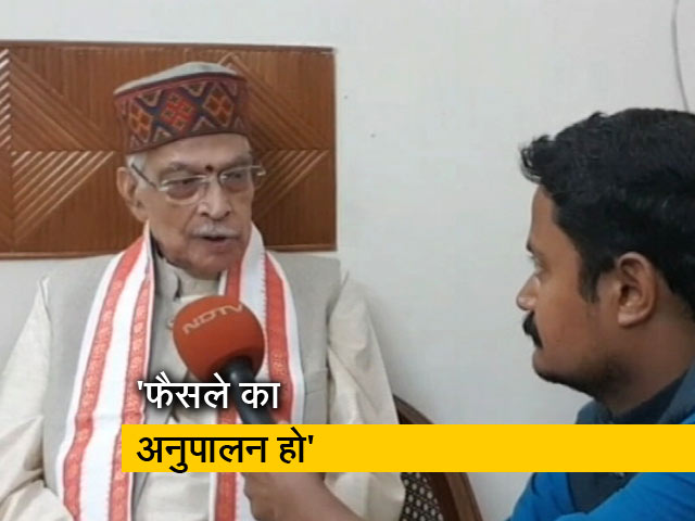 कोर्ट ने साक्ष्य के आधार पर दिया फैसला - मुरली मनोहर जोशी