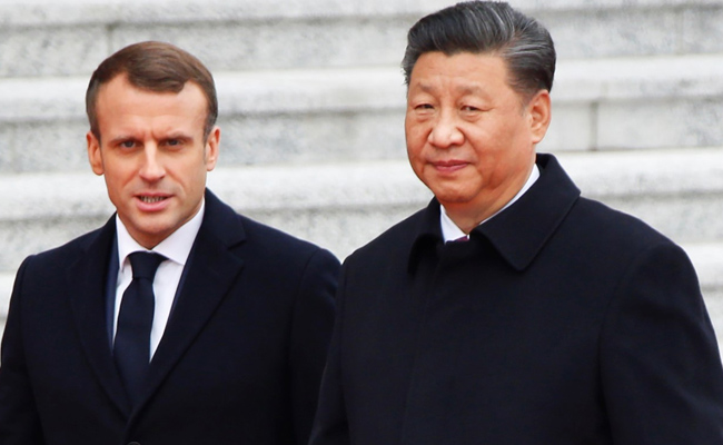 Xi Jinping, Emmanuel Macron Back "Irreversible" Paris Climate Pact