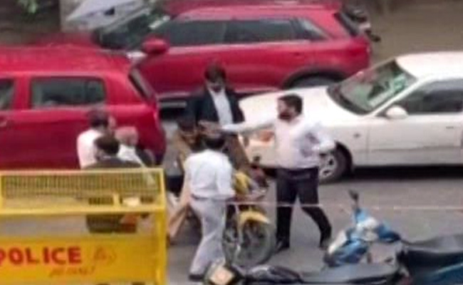 Lawyer Slaps Cop At Delhi Court 2 Days After Clashes At Another Court