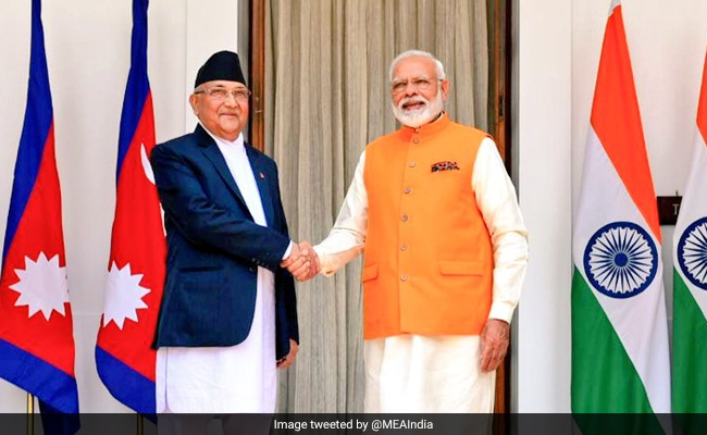 PM Modi Congratulates Nepali PM K P Sharma Oli On His Third Term Win